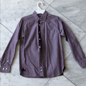 Brooks Brothers Boys Size Medium Purple Shirt